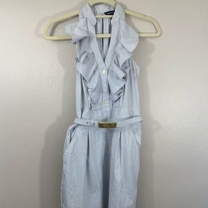 EXPRESS pinstripe belted  dress size 4